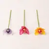Flores Artificiales Plantas Verdes Flores de Seda Flores de Simulación Phalaenopsis Individual Arreglo Floral para Sala de Té China Accesorios para Disparos Decoración Flores Decorativas