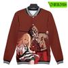 Jaqueta de Beisebol Estilo Coreano da Moda Estampada Amazon Angelsofdeath Primavera e Outono para Mulheres Atacado Estilo Casual