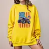 Sudadera de Cuello Redondo de Comercio Exterior Transfronterizo con Estampado de Monster Truck Americano, Venta al por Mayor para Comercio Electrónico Amazon y Wish