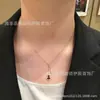 Colar de Cabaça Kirin Vermelho para Mulheres, Banhado a Ouro Rosa 18K, Ano do Coelho, Ágata da Sorte e Prosperidade, Pulseira de Madrepérola Branca, Brincos, Luxo Leve