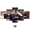 Pintura en Lienzo Sin Marco de Cinco Enlaces de Carreras F1 de Venta Caliente Transfronteriza Pintura Decorativa para Pared de Fondo de Sofá de Cabecera de Dormitorio de Hotel Pintura Colgante