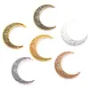 Accesorios para joyería de aleación DIY transfronterizos colgante de luna pulsera llavero colgante decorativo L636