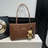 Europa Transfronteriza 2026 Parche Texturizado Patchwork Estampado de Leopardo Moda Gran Capacidad Alta Apariencia Nicho Bolso de Hombro Individual de Mano
