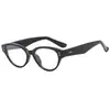 Gafas de sol estilo Xiaohongshu Retro con Remaches Ojo de Gato para Mujer Gafas de Sol de Temperamento Simple Sensación de Alta Gama Gafas de Sol para Rostro Redondo