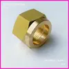 Porca de Flare para Ar Condicionado de Latão Métrica Imperial Flare Conector de Tubo de Cobre Porca Tampa 19.05