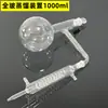 Destilador/Aparato de Vidrio Completo Matraz de Destilación con Junta Estándar 500ml1000ml + Condensador Aparato de Destilación a Juego