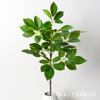 Suzuki flor artificial planta verde falsa paisagismo interno sala de estar decoração de chão relógio de parede japonês madeira bêbada decoração de galho único