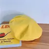 Chapéu Boina Preto Feminino Estilo Japonês Verão Fino Respirável Retrô Artístico Chapéu de Pintor Versátil Temperamento Cor Sólida Chapéu Octogonal