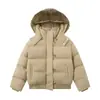 Chaqueta de plumón con capucha y cuello de pelo estilo Retro Americano para Hombres y Mujeres Invierno 2025 Nueva Gruesa Cálida Holgada y Versátil