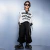 Roupas Modernas para Crianças de Street Dance Conjunto Camisa Sem Manga Estilosa e Bonita Roupas de Performance para Meninos e Crianças Hiphop Roupas de Performance de Rua