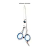 Set de Tijeras de Peluquería Transfronterizas, Tijeras de Corte de Pelo, Tijeras Rectas y Entresacadoras para Recortar el Pelo, Tijeras Entresacadoras para Cortar Flequillos Uno Mismo