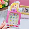 Pegatinas Personalizadas de Uñas Sanrio para Niños con Pedrería, Pegatinas de Arte de Uñas de Dibujos Animados My Melody para Niña, Pegatinas de Uñas Kuromi