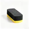 Cepillo para Zapatos de Esponja Herramienta de Limpieza y Pulido de Doble Cara para Zapatos de Cuero y Tenis, Cepillo Universal para Eliminación de Manchas y Cuidado de Pulido