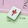 Acessórios diy Celular Shell Beleza Simulação Jóias Criativas Acessórios de Resina Mahjong Fortuna Personalidade Broche Material