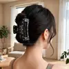 Presilha de cabelo grande de bolinhas para mulheres com cabelo grosso, modelo novo de alta qualidade 2026, grampo para coque na parte de trás da cabeça, acessório de cabelo tipo pinça de tubarão
