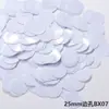 Lentejuelas Escama de Pez Redondas de Borde Redondeado de 8/15/25 mm Materiales Hechos a Mano DIY Vestido de Novia Vestido Ropa para Niños Lentejuelas