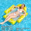 Esterilla Flotante Inflable con Tejido de Malla, Sillón Lounge Acuático para Adultos con Forma de Fruta, Sofá Flotante para Piscina al por Mayor