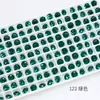 Dongzhou Nail Art Strass K9 Esmeralda com Fundo Pontiagudo Strass Irregular Acessórios para Joias DIY Strass para Unhas Populares Outono e Inverno