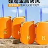 Big Brother Vermelho Huabiao Laranja Hermes Caixa de Metal à Prova de Vento Fabricante de Isqueiros Venda Direta Distribuição Dropshipping