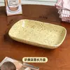 Estilo Ins Coreano Tigela de Tinta Salpicada Cerâmica Retro Tigela para Frutas Iogurte Cereal Café da Manhã Tigela Grande de Arroz Tigela de Sobremesa Conjunto