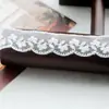 Encaje de Malla de Algodón Suave Accesorios Tela Blanca Material DIY Tocado de Boda Variedad