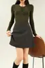 Falda de Lana para Mujer Anchen, Nueva Falda de Lana de Cintura Alta Petite Corte A para Primavera/Otoño 2026