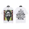 Moda Americana Transfronteriza Hellstar Serie Hellstar Camisetas Casuales de Algodón Impresas para Hombres y Mujeres Verano Sueltas de Manga Corta
