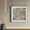 Pintura Decorativa Moderna Minimalista de Lujo Ligero para Sala de Estar, Arte de Nicho para Hoteles y Casas de Huéspedes, Arte de Pared para Salas de Muestra, Pintura para Colgar en Pasillo de Entrada