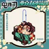 Cazador de demonios: Imán para Refrigerador Kimetsu No Yaiba Colgante de Acrílico Transparente Rompecabezas Decoración de Imán para Refrigerador Llavero con Capa Intermedia de Nezuko