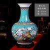 Jarrón de cerámica Jingdezhen, jarrón grande de suelo chino, arreglo floral, decoración moderna para sala de estar de hotel, decoración de mueble de TV