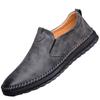 Zapatos de Piel para Hombre 2026 Verano Nuevo Estilo Slip-On Casual Versátiles Mocasines Transpirables Suela Suave Para Conducir Zapatos de Moda