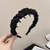 Pinzas para el Cabello de Tela de Alta Gama Estilo Coreano, Diademas Muy Bonitas para Mujer, Diseño de Corona Alta Que No Aprieta la Cabeza, Hace que el Rostro Luzca Más Pequeño, Accesorio para el Cabello de Diadema Exterior
