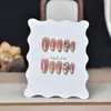 Estilo Ojo de Gato Francés Pura Glamour, Realza el Cutis, Arte de Uñas Portátil, Puntas de Uñas Postizas de Alta Gama, Pegatinas para Uñas, Producto Terminado