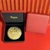 Série de Moedas de Ouro Puro 999 Conjunto de Presente Princesa para Boa Sorte e Feliz Aniversário, Disponível para Atacado, Dia das Crianças