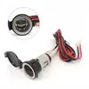 Enchufe universal para encendedor de cigarrillos de modificación de coche 12-24V transfronterizo, adaptador de corriente para coche con tapa dura y diseño de encendedor de cigarrillos