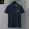 Camiseta de Manga Corta de Verano Paisenlong Camisa Polo de Algodón para Hombre 100% Algodón Camiseta de Manga Corta con Cuello Camisa Polo para Hombre Transfronterizo