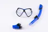 Gafas de buceo de silicona en stock transfronterizas, traje de buceo con máscara y tubo de snorkel, gafas de marco grande antivaho para hombres y mujeres