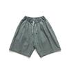 Beijie Marca de Moda Americana para Hombre 2024 Verano Nuevo Shorts de Mezclilla Lavada Pantalones Holgados con Cordón para Hombre