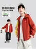 Ropa para Niños Zuoxi Chaqueta 3 en 1 2026 Atuendo de Otoño Chaqueta Impermeable Estilo Montaña Reflectante para Niños Atuendo de Primavera