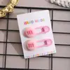 Nuevo Clip de Flequillo de Dibujos Animados Lindo con Lazo Lateral para Niños Pasador para el Cabello Accesorio para el Cabello de Niña Pato