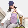 Mochila Color Block 2026 Nova, Mochila Leve para Montanhismo ao Ar Livre, Bolsa Esportiva e de Fitness de Grande Capacidade, Mochila Escolar para Faculdade e Ensino Médio