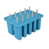Molde de silicona para cubitos de hielo, para el hogar, para autocongelación, para refrigerador, para cubitos de hielo congelados, para cubitos de hielo, de grado alimenticio