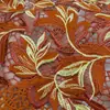 Tejido de encaje calado floral bordado soluble en agua, encaje para vestido de mujer de banquete étnico de Xinjiang, accesorios para vestidos de novia