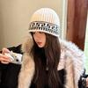 Sombrero de pescador de punto de diseño nicho retro coreano para mujer en otoño e invierno, cálido, con protección para las orejas, de lana, tipo baotou, para el frío, a la moda