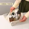 Bolsa de Lavar com Gancho Mais Vendida Bolsa de Maquiagem Portátil de Mão Dobrável Bolsa de Lavar com Separação Úmido e Seco Bolsa de Armazenamento para Viagem de Negócios