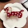 Pinza de Pelo de Dibujos Animados Colorida y Linda para Niñas con Puntos, Pinza Lateral para Flequillo, Pasador, Accesorio para el Cabello para Mujeres