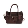 2026 Nuevo Estilo Bolso Cubo Simple Plisado Moda Primavera y Verano Bolso de Hombro Cruzado Bolso de Mano de Cuadros Nicho Bolso Pequeño para Mujeres
