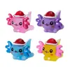 Paisagem miniatura de comércio exterior, globo de neve hexagonal criativo de cristal de animal dragão de Natal, acessórios, miniaturas