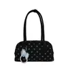 Moda Coreana Estilo Fresco Bolso de Mano de Lunares y Estrellas para Mujer 2026 Primavera/Verano Nuevo Versátil de Moda Bolso de Hombro/Axila