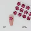 Rede Vermelha novo alto K9 cor de fruta do dragão roxa joia de diamante para unha atacado moda japonesa decorações de unha
